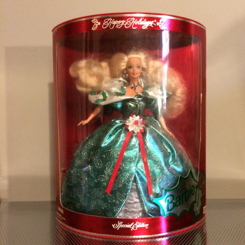 Vintage Special Edition 1995 Holiday Barbie.